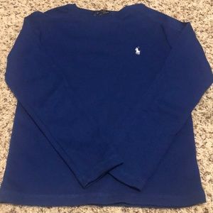 Ralph Lauren Polo Boys Thermal Blue Size 8